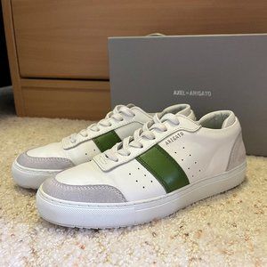 Axel Arigato Dunk Sneakers in White/ Green (women's)